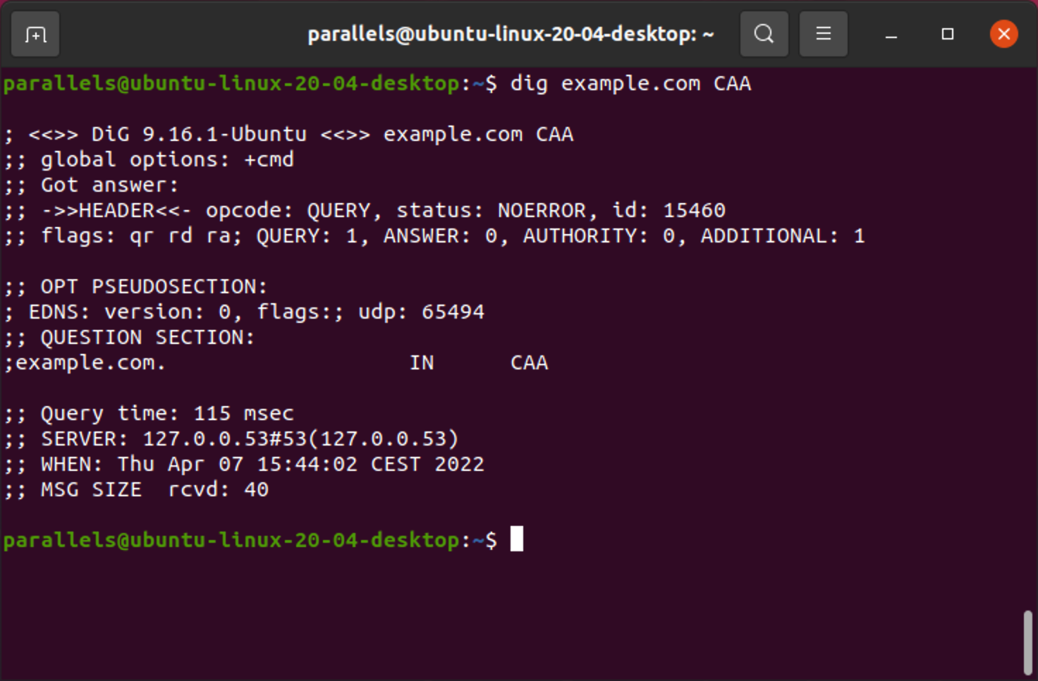 CAA lookup in Linux